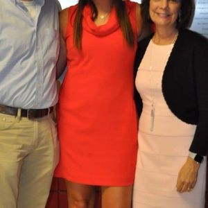 J-Crew Red/Orange Dress